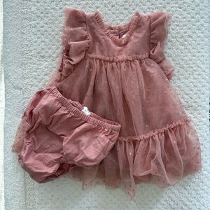 GAP Pink Glittery Kids Dress